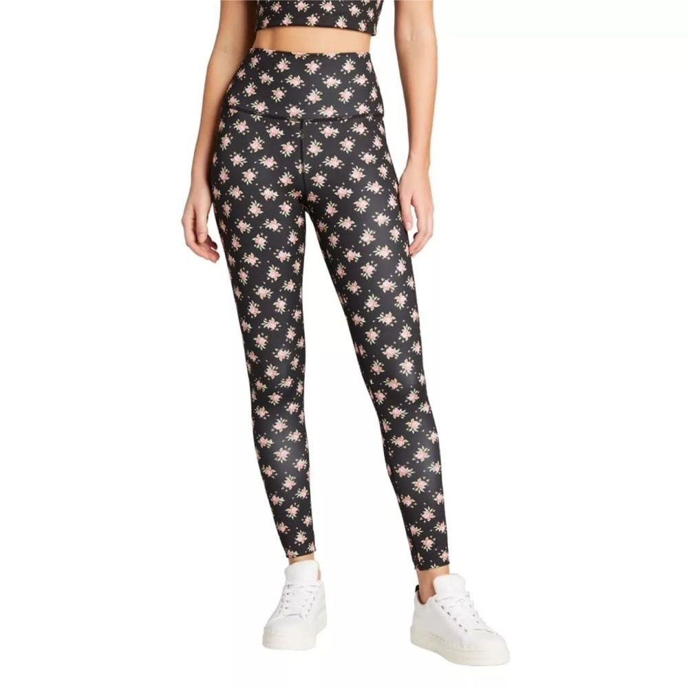 Alice + Olivia Aaron High-Waist Heirloom Ditsy Floral Leggings